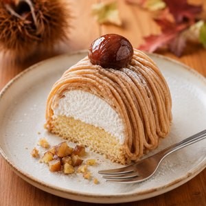 秋のマロンケーキ